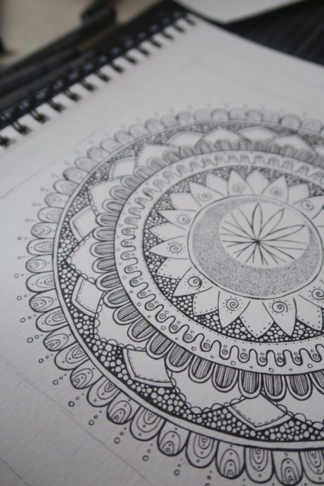 hannah eli art mandala drawing